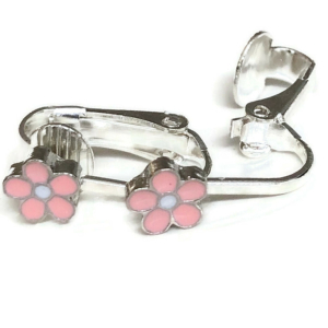 Clipoorbellen bloem margriet zachtroze/wit hart klein, knopje